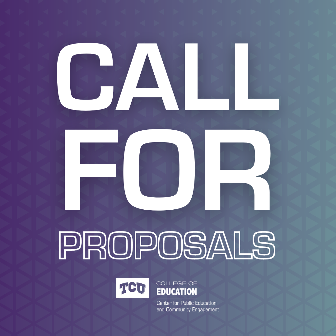 graphic with text-call for proposals